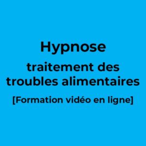 Hypnose traitement des troubles alimentaires - Formation vidéo en ligne - Ecole de PNL de Lausanne - epnll - Valéry Comte - noir
