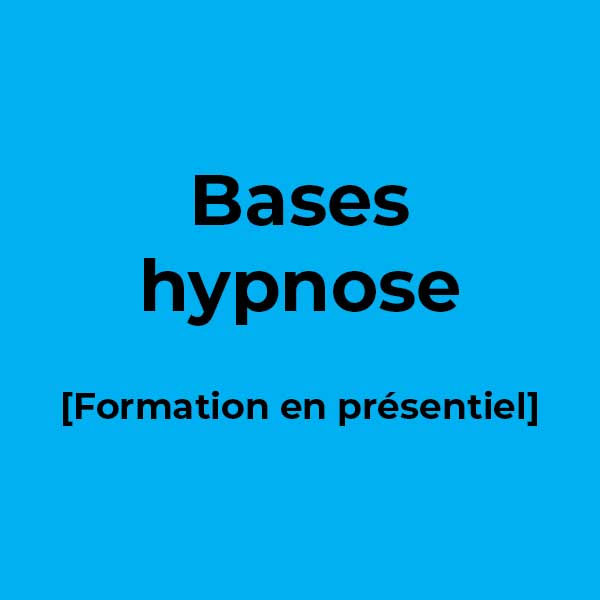 Les bases de l'hypnose - Formation présentiel - Ecole de PNL de Lausanne - epnll - Valéry Comte - Noir