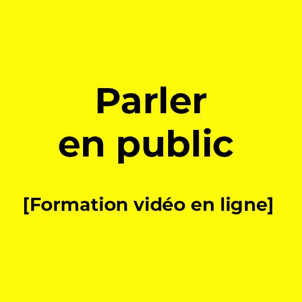 Parler en public - Formation vidéo en ligne - Ecole de PNL de Lausanne - epnll - Valéry Comte