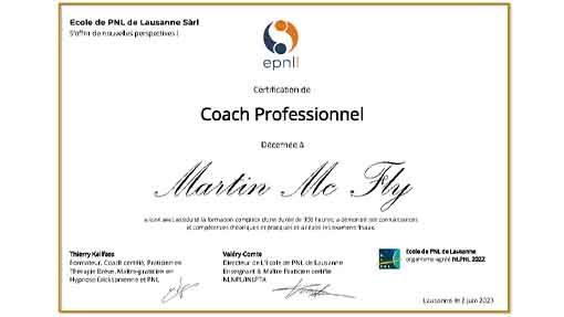 Photo illustrant La Certification coaching coach de vie professionnel epnll ecole depnl de lausanne valery comte